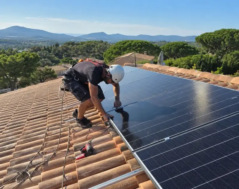 Installateur panneaux solaires Rougiers — pose photovoltaïque sur toiture